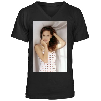 Angelina Jolie Men's V-Neck T-Shirt