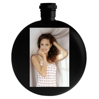 Angelina Jolie Round Flask