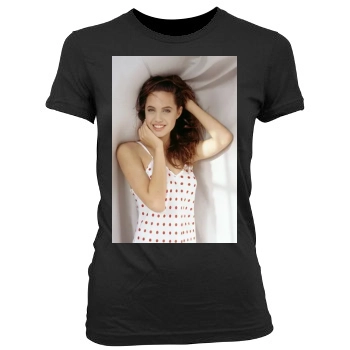 Angelina Jolie Women's Junior Cut Crewneck T-Shirt