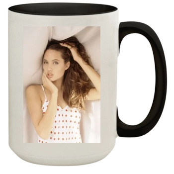 Angelina Jolie 15oz Colored Inner & Handle Mug