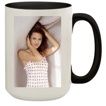 Angelina Jolie 15oz Colored Inner & Handle Mug