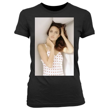 Angelina Jolie Women's Junior Cut Crewneck T-Shirt