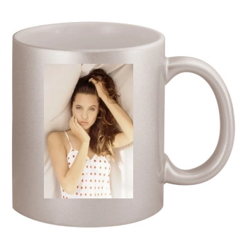 Angelina Jolie 11oz Metallic Silver Mug