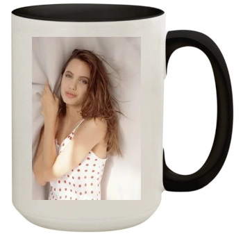 Angelina Jolie 15oz Colored Inner & Handle Mug