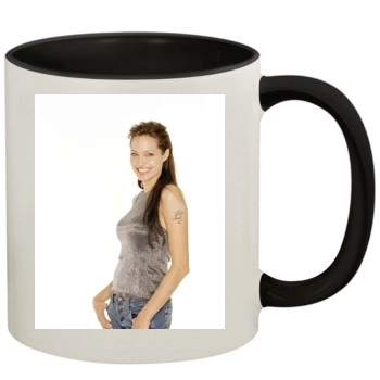 Angelina Jolie 11oz Colored Inner & Handle Mug