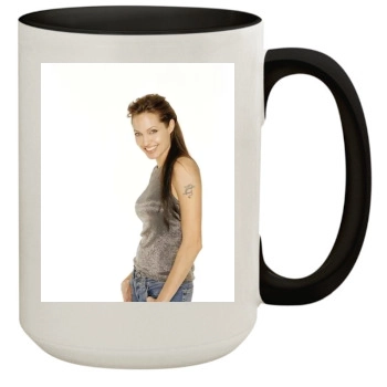 Angelina Jolie 15oz Colored Inner & Handle Mug