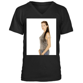 Angelina Jolie Men's V-Neck T-Shirt