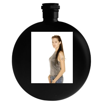 Angelina Jolie Round Flask