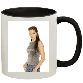 Angelina Jolie 11oz Colored Inner & Handle Mug