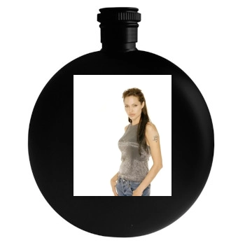 Angelina Jolie Round Flask