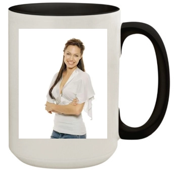 Angelina Jolie 15oz Colored Inner & Handle Mug