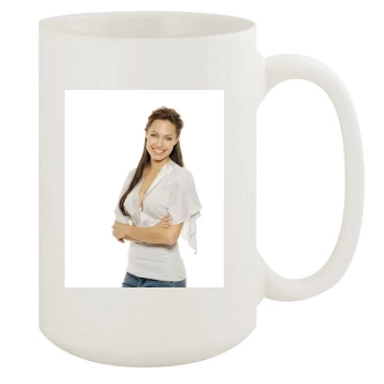 Angelina Jolie 15oz White Mug