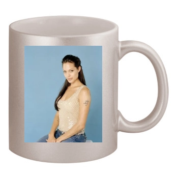 Angelina Jolie 11oz Metallic Silver Mug