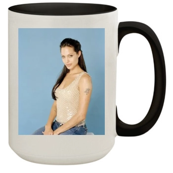 Angelina Jolie 15oz Colored Inner & Handle Mug