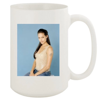 Angelina Jolie 15oz White Mug