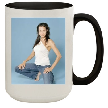 Angelina Jolie 15oz Colored Inner & Handle Mug