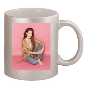 Angelina Jolie 11oz Metallic Silver Mug