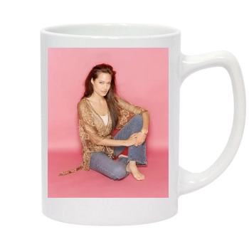 Angelina Jolie 14oz White Statesman Mug