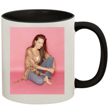 Angelina Jolie 11oz Colored Inner & Handle Mug