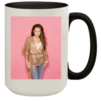 Angelina Jolie 15oz Colored Inner & Handle Mug