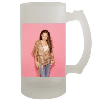 Angelina Jolie 16oz Frosted Beer Stein