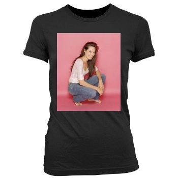 Angelina Jolie Women's Junior Cut Crewneck T-Shirt