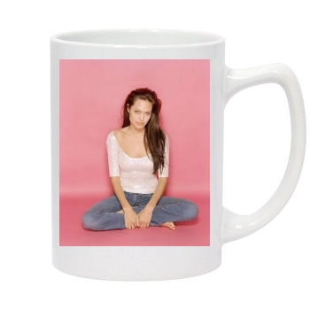 Angelina Jolie 14oz White Statesman Mug