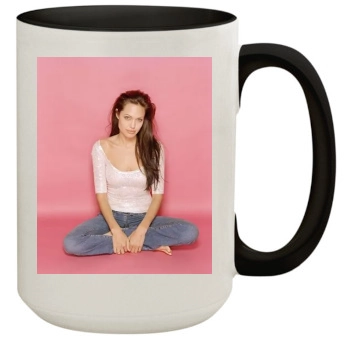 Angelina Jolie 15oz Colored Inner & Handle Mug