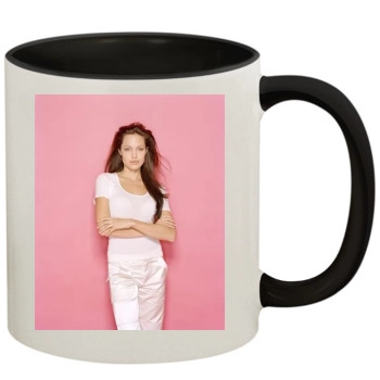 Angelina Jolie 11oz Colored Inner & Handle Mug