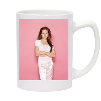 Angelina Jolie 14oz White Statesman Mug