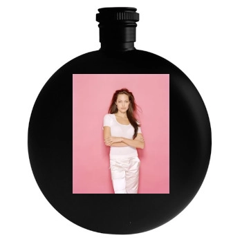 Angelina Jolie Round Flask