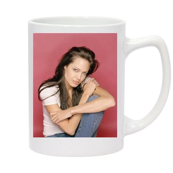 Angelina Jolie 14oz White Statesman Mug