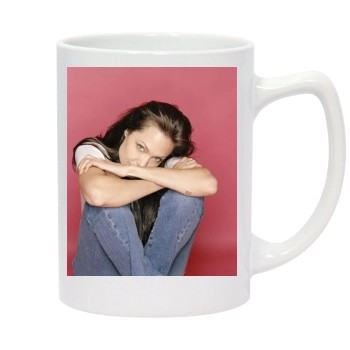 Angelina Jolie 14oz White Statesman Mug