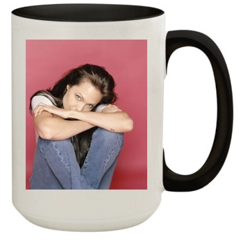 Angelina Jolie 15oz Colored Inner & Handle Mug