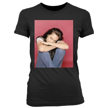 Angelina Jolie Women's Junior Cut Crewneck T-Shirt