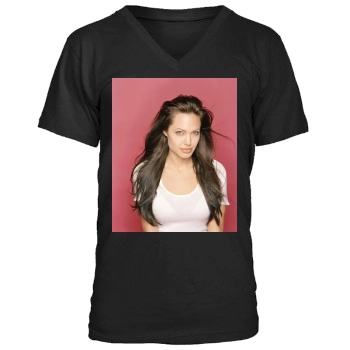 Angelina Jolie Men's V-Neck T-Shirt