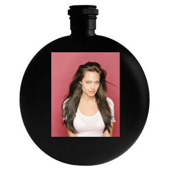 Angelina Jolie Round Flask