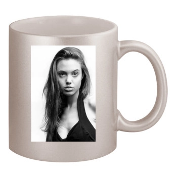 Angelina Jolie 11oz Metallic Silver Mug