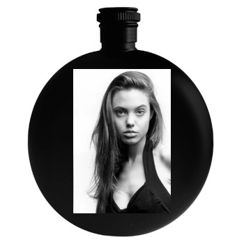 Angelina Jolie Round Flask