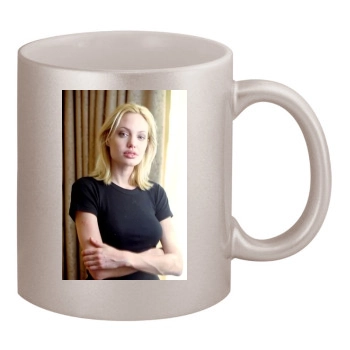 Angelina Jolie 11oz Metallic Silver Mug