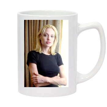 Angelina Jolie 14oz White Statesman Mug