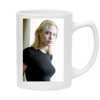 Angelina Jolie 14oz White Statesman Mug