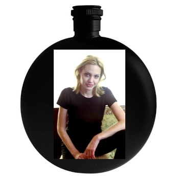 Angelina Jolie Round Flask