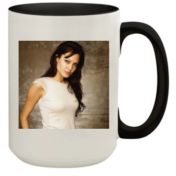 Angelina Jolie 15oz Colored Inner & Handle Mug