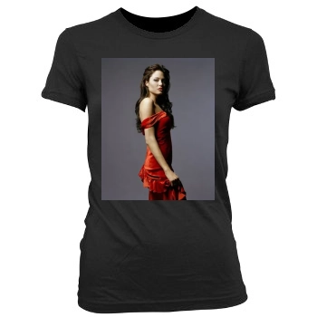 Angelina Jolie Women's Junior Cut Crewneck T-Shirt