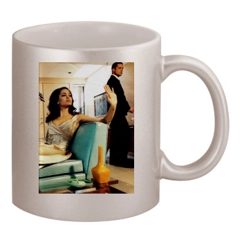 Angelina Jolie 11oz Metallic Silver Mug