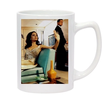 Angelina Jolie 14oz White Statesman Mug