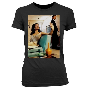 Angelina Jolie Women's Junior Cut Crewneck T-Shirt