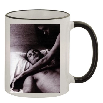 Angelina Jolie 11oz Colored Rim & Handle Mug