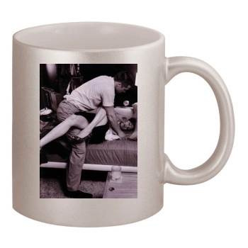 Angelina Jolie 11oz Metallic Silver Mug